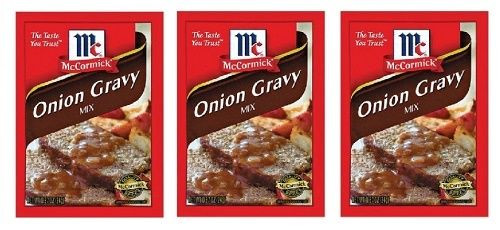 McCormick Onion Gravy Mix 3 Packet Pack