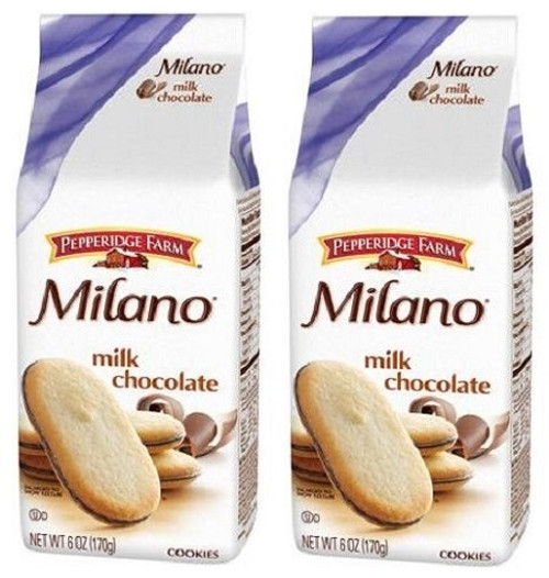 Pepperidge Farm Milano Milk Chocolate Cookies 2 Bag Pack
