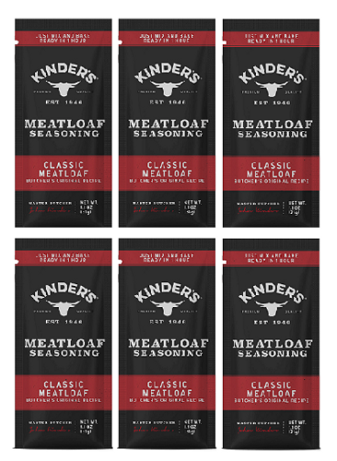 Kinder's Classic Meatloaf Seasoning Mix 6 Pack