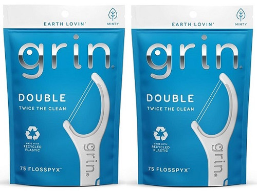 Grin Flosspyx Double Twice The Clean 2 Pack