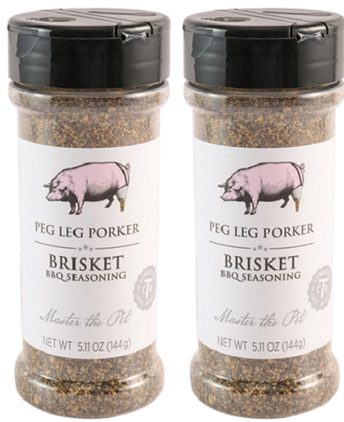 Peg Leg Porker Brisket BBQ Seasoning 2 Pack